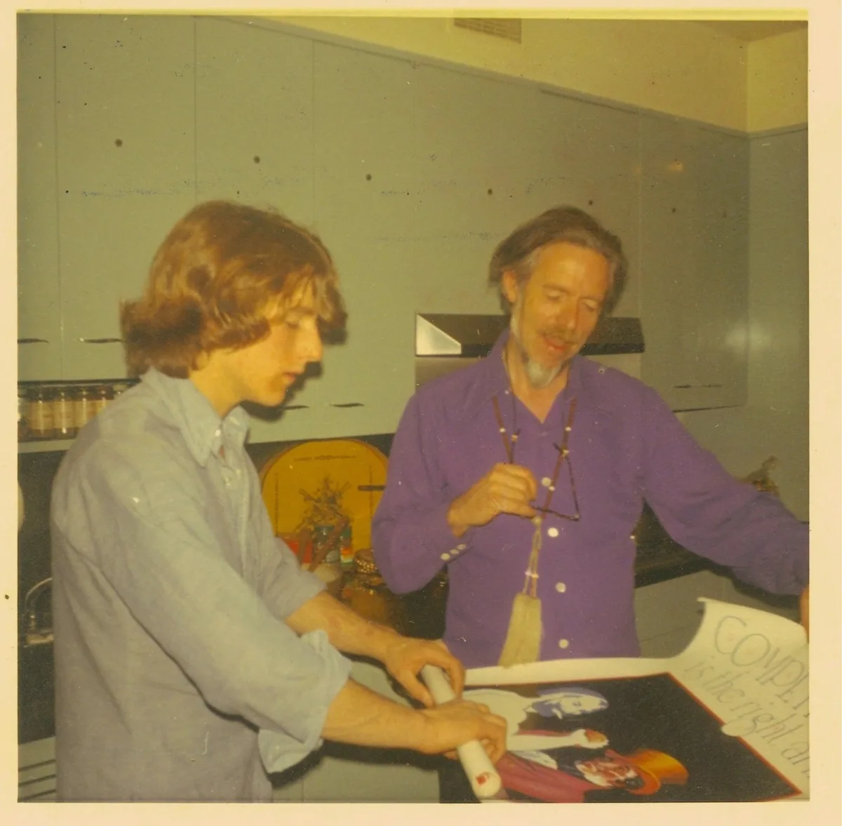 Mark and Alan Watts, 1968